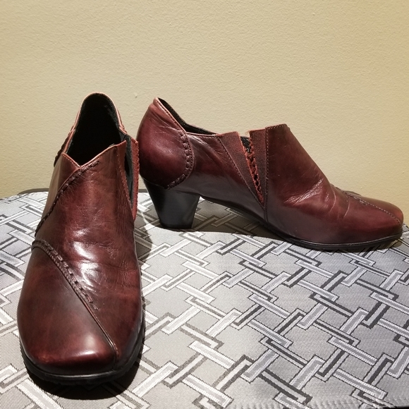 CANAL GRANDE Oxblood Leather Ankle Boots (Size 8) - Picture 7 of 16